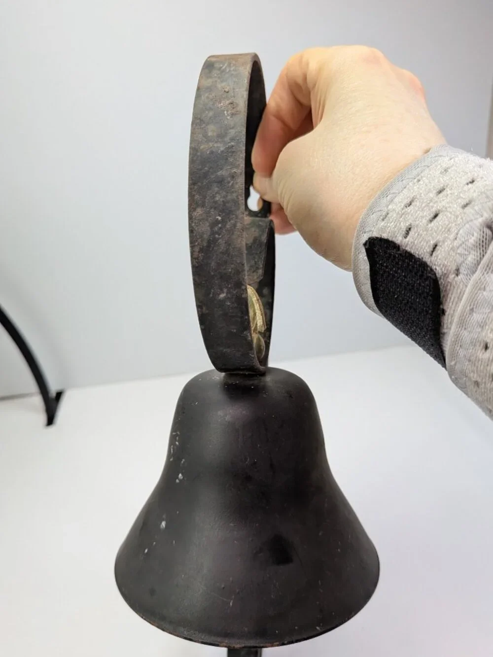 Vintage Americana Eagle Wall Mount Dinner Bell - Rustic Farmhouse Decor